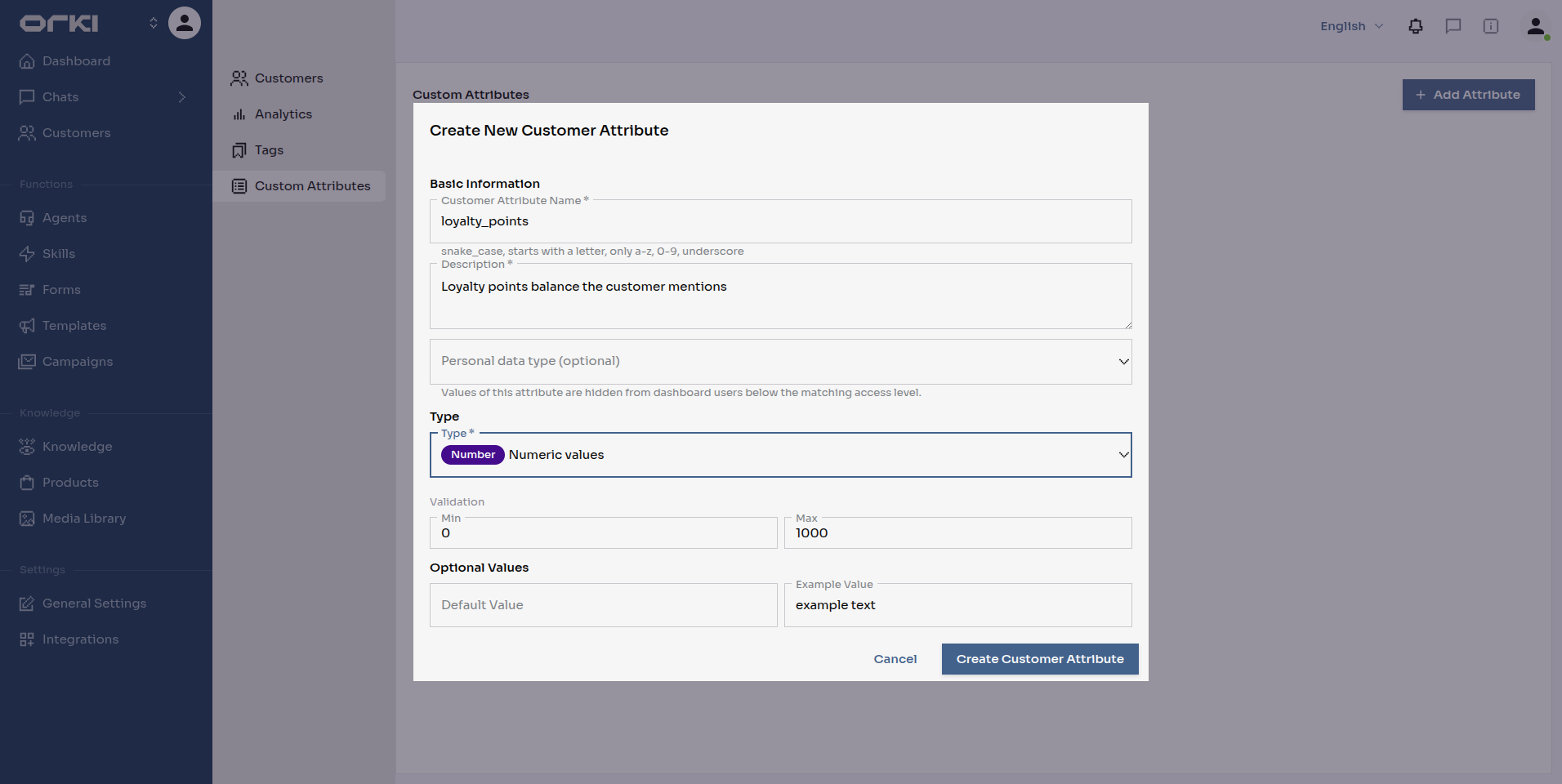 Validation rules on an attribute